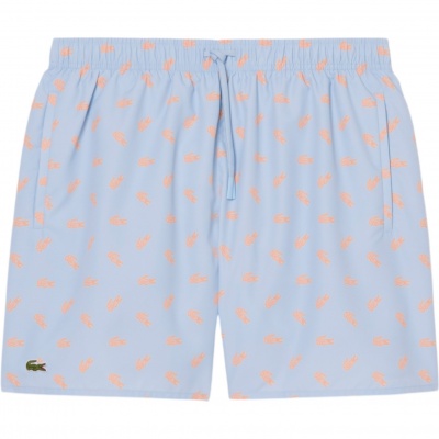 Foto van Lacoste Heren Korte Broek Blauw MH1851/HBA 1HM1