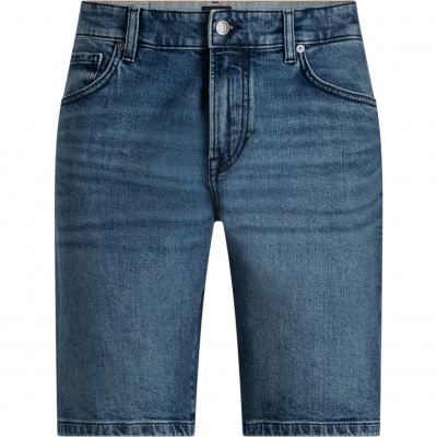 Foto van Boss Heren Korte Broek Blauw 50559891/426 Re.Maine