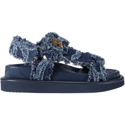 Foto van Kurt Geiger Dames Sandaal Blauw 4461686669/225 Orson Denim