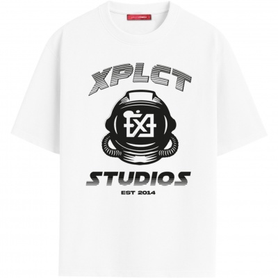 Foto van Xplct Heren T-shirt Wit XPL-2507-08/110 Apollo tee