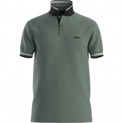 Foto van Boss Heren Polo Groen 50506193/358 Paul