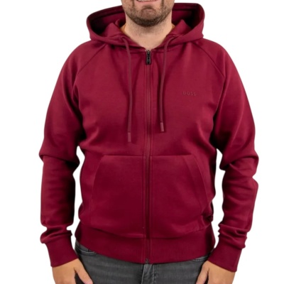 Foto van Boss Heren Vest Rood 50565305/654 Saggy