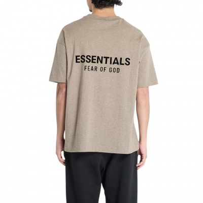 Foto van Fear Of God T-shirt Bruin Homestead Heather