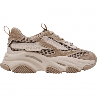 Steve Madden Dames Sneakers Bruin SM19000033/TGU Possession-E Foto van Steve Madden Dames Sneakers Bruin SM19000033/TGU Possession-E