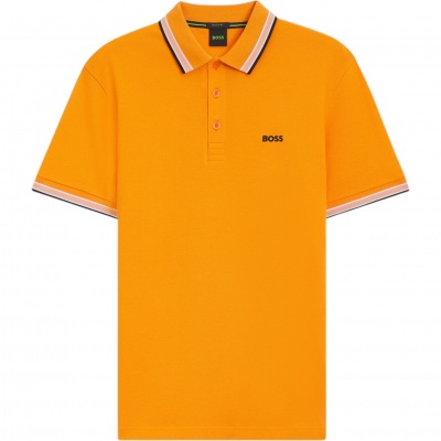 Foto van Boss Heren Polo Oranje 50469055/822 Paddy