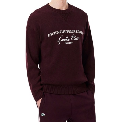 Foto van Lacoste Heren Trui Bruin AH6931/3KE