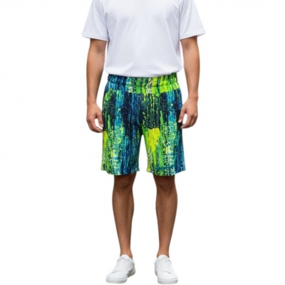 Foto van Carlo Colucci Heren Korte Broek Geel C3568/181