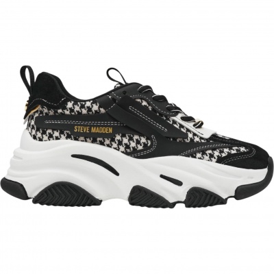 Steve Madden Dames Sneakers Zwart SM19000033/763 Possession-E Foto van Steve Madden Dames Sneakers Zwart SM19000033/763 Possession-E