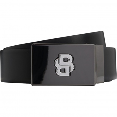Foto van Boss Heren Riem Zwart 50553335/002 B_Icon_Plq