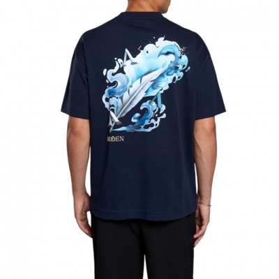 Foto van Aeden Heren T-shirt Blauw A22243155/416 Raphaël Tee