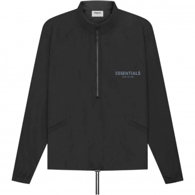 Foto van Fear Of God Jas Zwart Halfzip Track Jacket