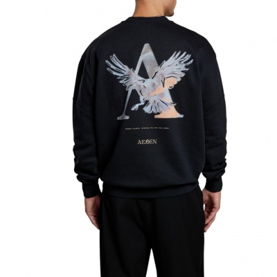 Foto van Aeden Heren Trui Zwart A22243092/1 Arnaud Sweater