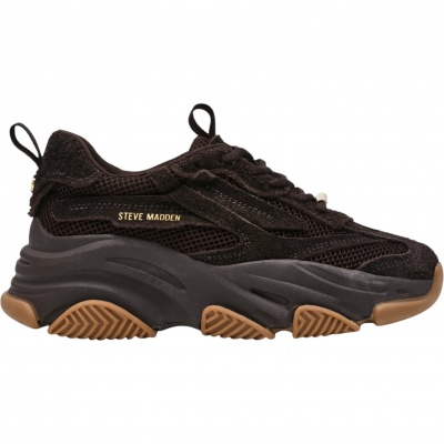 Steve Madden Dames Sneakers Bruin SM19000033/880 Possession-E Foto van Steve Madden Dames Sneakers Bruin SM19000033/880 Possession-E