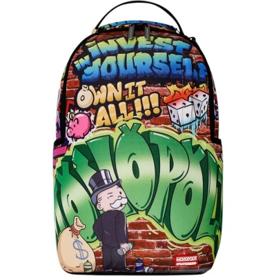 Foto van Sprayground Tas Multi 910B7158 Monopoly Man Graffiti