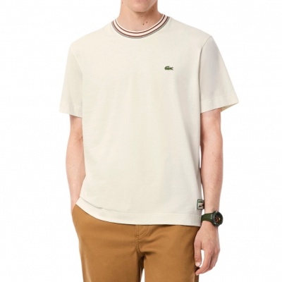 Foto van Lacoste Heren T-shirt Bruin TH5455/XFJ
