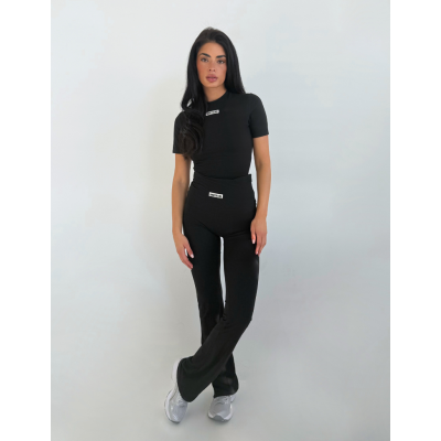 Unique The Label Dames Broek Zwart 1000-03/BLK Nena Pants Foto van Unique The Label Dames Broek Zwart 1000-03/BLK Nena Pants