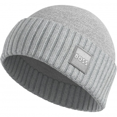 Foto van Boss Heren Muts Grijs 50522447/041 Akaio_R_Hat
