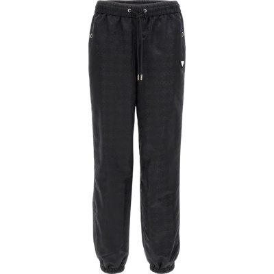 Foto van Guess Dames Broek Zwart V5YB14-WHFU0/Blk 4G Aop Long Pants