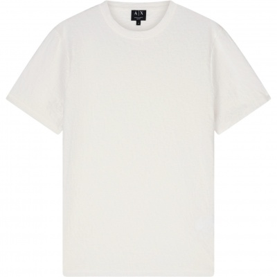 Armani Exchange Heren T-shirt Wit XM002821-AF10337/U0009 Foto van Armani Exchange Heren T-shirt Wit XM002821-AF10337/U0009