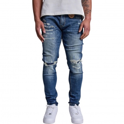 Foto van Amicci Heren Jeans Blauw AMJ57/BLU Alonzo