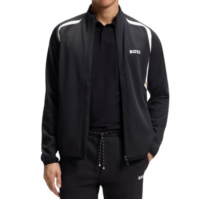 Foto van Boss Heren Vest Zwart 50554402/001 Sw Toc Spin Fz