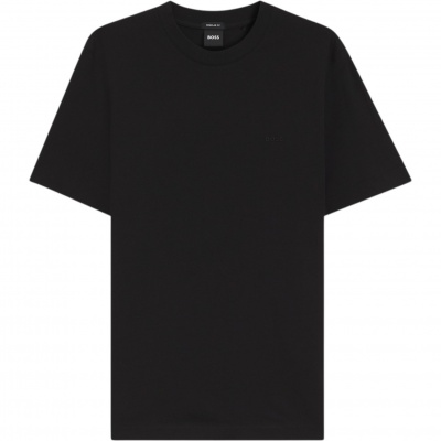 Boss Heren T-Shirt Zwart 50565995/001 Thompson Foto van Boss Heren T-Shirt Zwart 50565995/001 Thompson