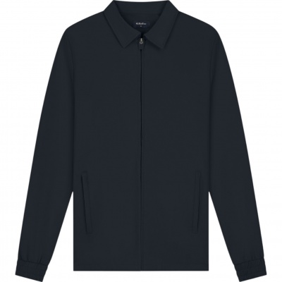 Foto van Tria d'oro Heren Jas Blauw Tracksuit Jacket Collar