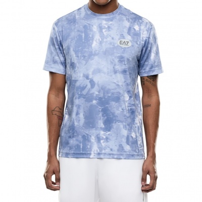 Armani Ea7 Heren T-Shirt Blauw 7M001531-AF22175/F9071 Foto van Armani Ea7 Heren T-Shirt Blauw 7M001531-AF22175/F9071