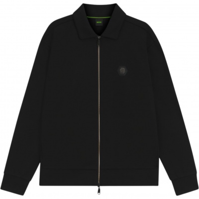 Foto van Boss Heren Trui Zwart 50543881/001 FZ Shirt Future
