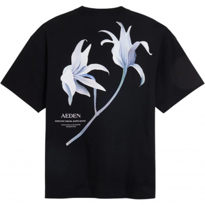 Foto van Aeden Heren T-shirt Zwart A22243132/1 Misty Tee