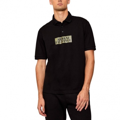 Foto van Armani Exchange Heren Polo Zwart XM001885-AF13026/MC237