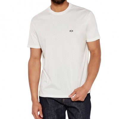Foto van Armani Exchange Heren T-shirt Wit XM001568-AF10358/U0009