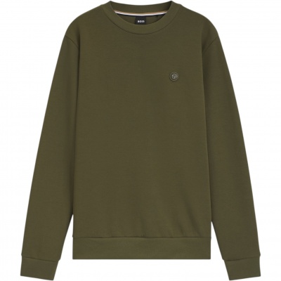 Foto van Boss Heren Trui Groen 50555830/347 C-Sharpe
