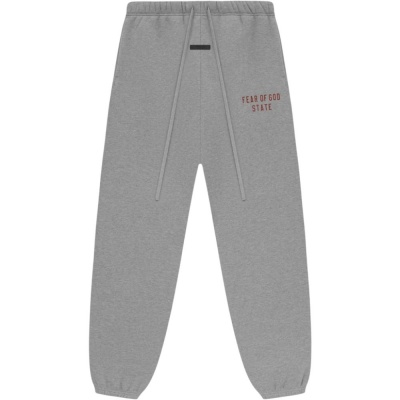Fear Of God Heren Broek Grijs FW25/STG Fleece Pants Foto van Fear Of God Heren Broek Grijs FW25/STG Fleece Pants