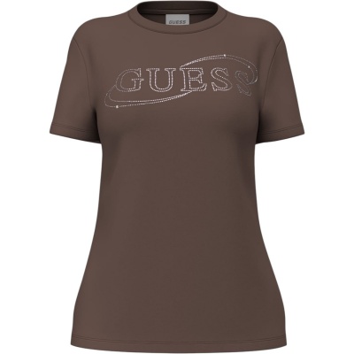 Foto van Guess Dames T-shirt Bruin V6BI01-K6248/G1EA Blossom