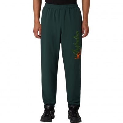 Foto van Australian Heren Broek Groen ARUPA0030/918 Pantalone Slam Bumper Logo
