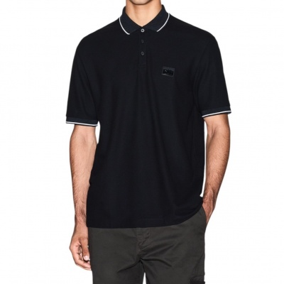 Foto van Armani Exchange Heren Polo Zwart XM001393-AF16262/UC001