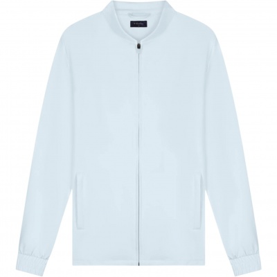 Tria D'Oro Heren Jas Licht Blauw Tracksuit Jacket Foto van Tria D'Oro Heren Jas Licht Blauw Tracksuit Jacket
