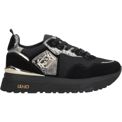 Foto van Liu Jo Dames Sneaker Zwart BF5009/22222 Maxi Wonder