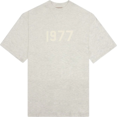 Foto van Fear Of God Heren T-shirt Grijs Light Oatmeal 1977 T-Shirt
