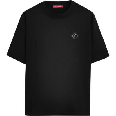 Foto van Xplct Heren T-shirt Zwart XPL-2507-13/10 Plate tee
