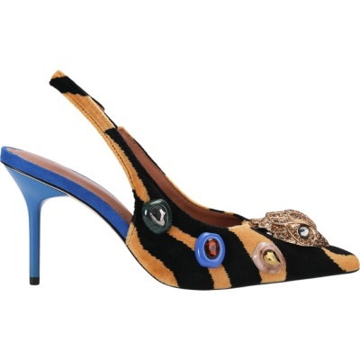 Foto van Kurt Geiger Dames Pump Goud 6139999789 Loulou Eagle Sling