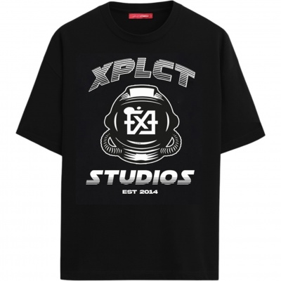 Foto van Xplct Heren T-shirt Zwart XPL-2507-08/10 Apollo tee