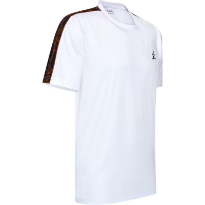 Foto van Australian Heren T-shirt Wit SPUTS0026/002 Kings Cotone