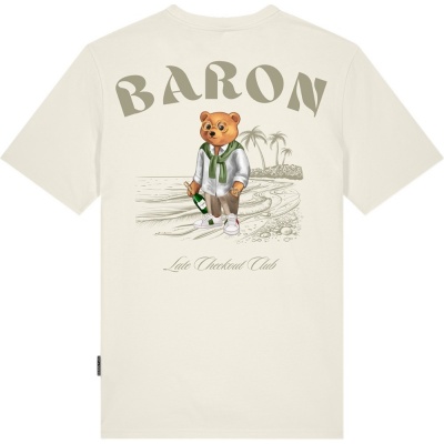 Foto van Baron Filou Heren T-shirt Wit CXL Backprint