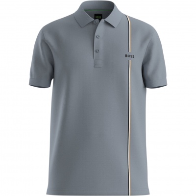 Foto van Boss Heren Polo Grijs 50563363/026 TOC Game 3