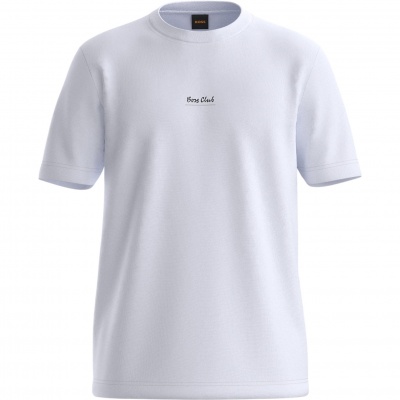 Foto van Boss Heren T-Shirt Wit 50556033/100 Te Club