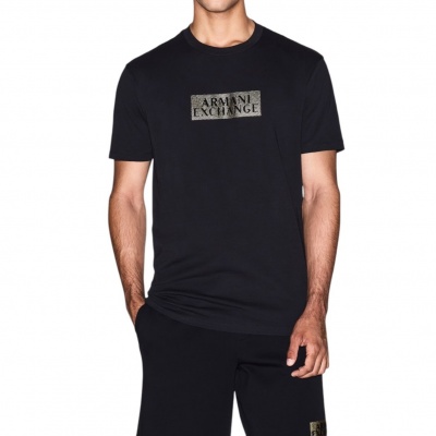 Foto van Armani Exchange Heren T-shirt Zwart XM001911-AF10356/MC237