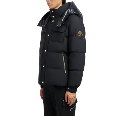 Foto van Moose Knuckles Heren Jas Zwart M34MJ199G/292 Suthep Gold Jacket