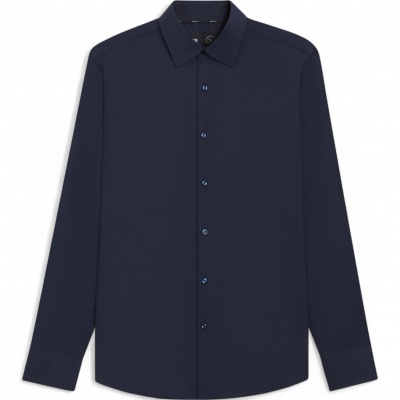 Foto van Boss Heren Overhemd Blauw 50503356/404 P-HANK-kent-C-